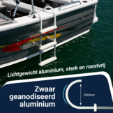 Zwemtrap - Aluminium - Diverse afmetingen