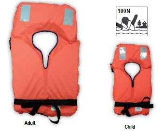 Blokvest reddingsvest 100N Conform ISO 12404-4