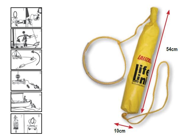 Life Link met 20 mtr lijn, Man overboord rescue-systeem