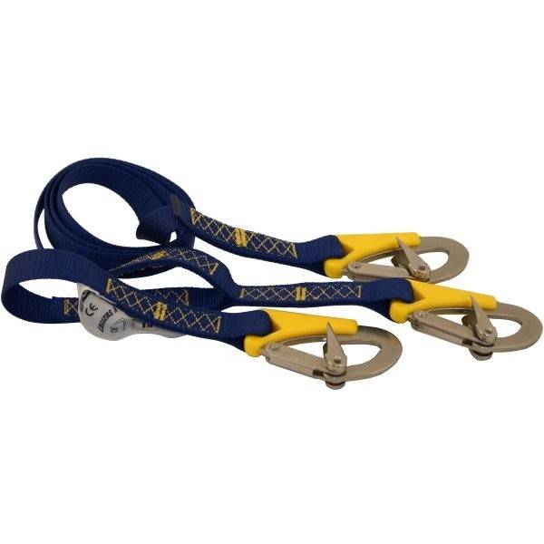 Life-link dubbele safety line met 3 haken