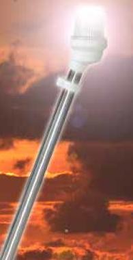 Uitneembaar toplicht op mast