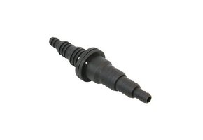 Terugslagklep met slangtule