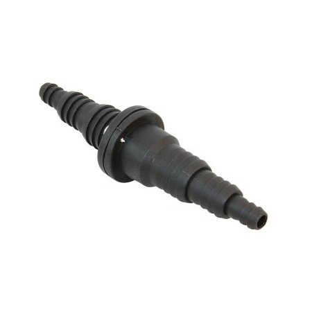 Terugslagklep met slangtule