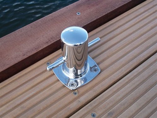 RVS Bolder voor uw boot of steiger - RVS A4-AISI 316