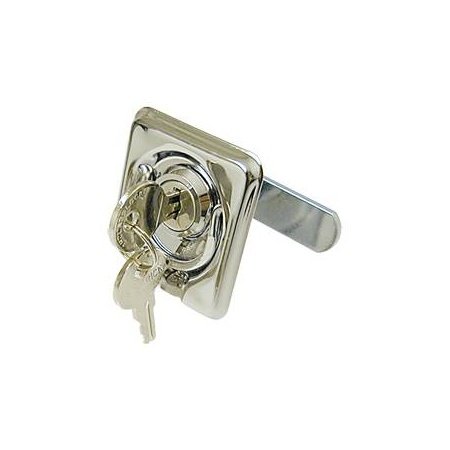 RVS luikring met slot