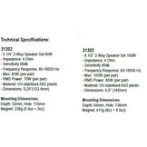 Waterdichte boot luidsprekers (Paar)