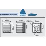 Classic N12 serie LED navigatieverlichting