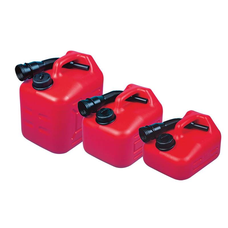 Brandstof benzine jerrycan met schenktuit