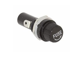 Zekeringhouder voor glaszekeringen