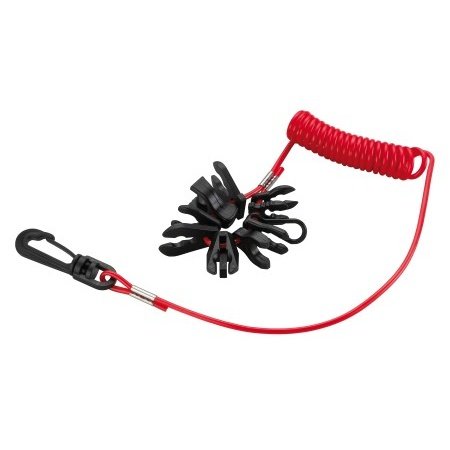 Universeel dodemanskoord voor noodstopschakelaar