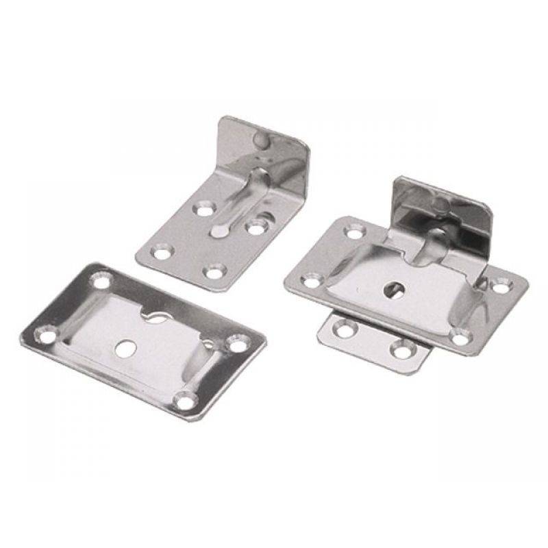 Tafelsteunen set van rvs (1 set)