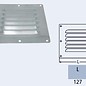 Ventilatierooster RVS - 128 x 116 mm