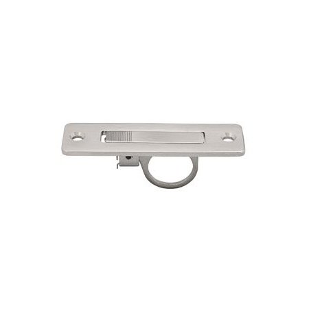 RVS Luikgreep met veer inbouw