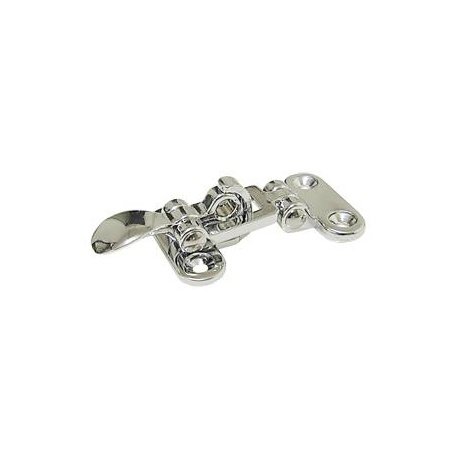 Bakskistslot met oog voor hangslot / Messing verchroomd