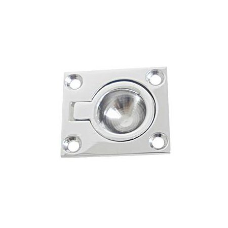 RVS Luikring 48 x 38 mm