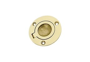 Luikring rond 55 mm / Messing gepolijst