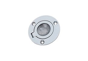 Ronde luikring / Messing verchroomd