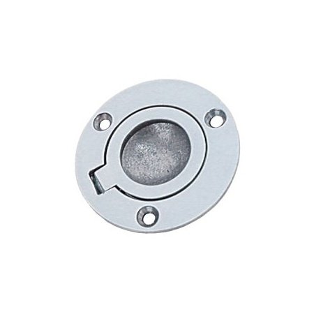 Ronde luikring / Messing verchroomd