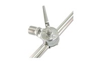 Antenne basis reling montage verstelbaar van RVS
