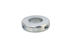 Zink schroefas anode platte uitvoering