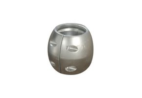Aluminium schroefas anode bolle uitvoering