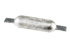 Aluminium romp anode met las strip