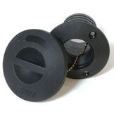 Zwart nylon dekvuldop