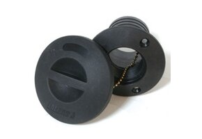 Zwart nylon dekvuldop