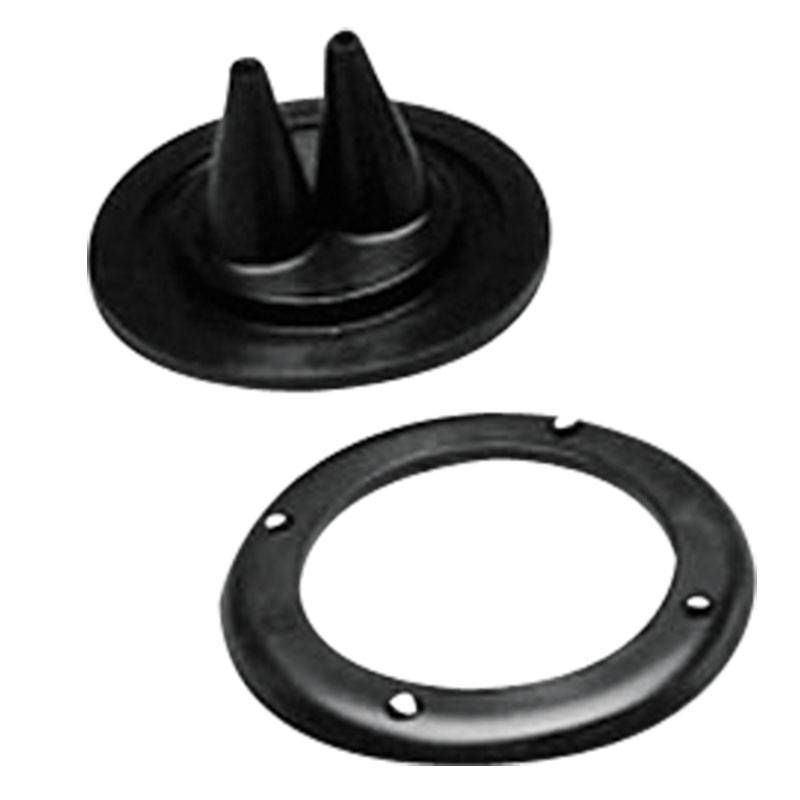 Dubbele doorvoer voor stuurkabels