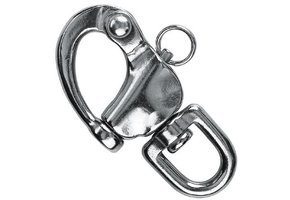 Snapsluiting met warteloog RVS A4-AISI316