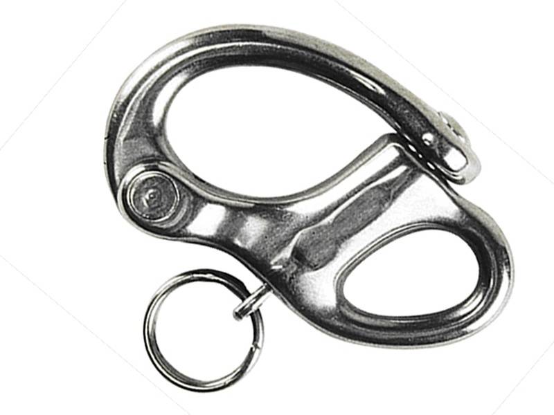 Snapsluiting met oog RVS A4-AISI316