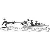 Snapsluiting voor waterski & wakeboarding RVS