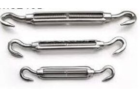 Spanschroef met haken - RVS A4-AISI316