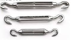 Spanschroef met haken - RVS A4-AISI316