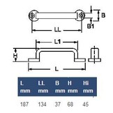 Handgreep / trede kunststof