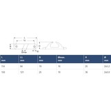 RVS Boegklampen (Paar)