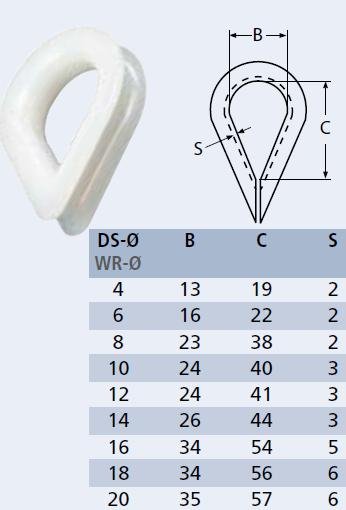 Touwkous - nylon kunststof