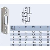 RVS ankerplaat voor inhaak T-terminal