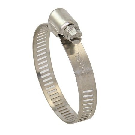 RVS wormschroef slangklem