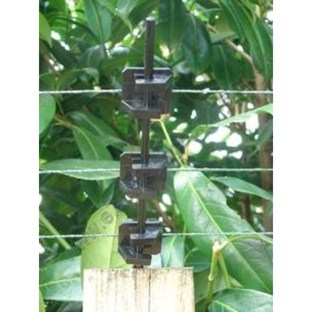 Hotline Pond Post with Insulators (pack of 5 posts, 15 insulators) Electric Fence Online