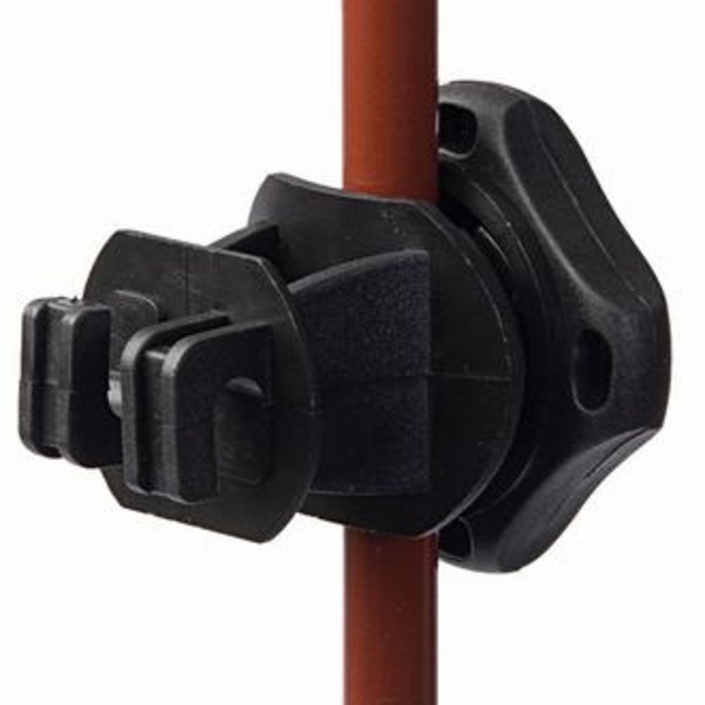 Hotline Adjustable Insulator (black) Electric Fence Insulator