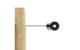 20x Gallagher Offset Screw-in Ring Insulators 10 cm - for Wooden Posts