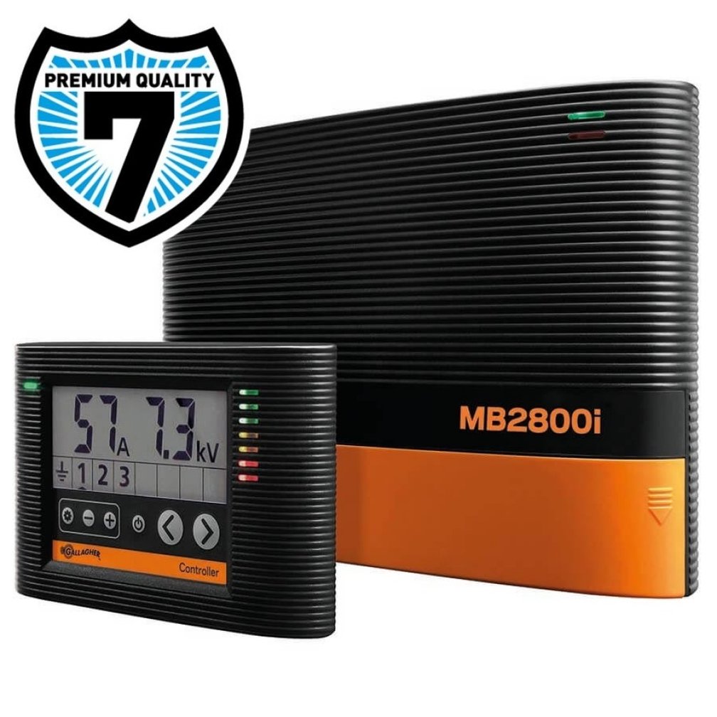Gallagher Multi Powered MB2800i Electric Fence Energiser/Charger
