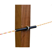 Hotline Single Tube insulator 2m - for Polywire & Wire up to 3mm - Includes Staples