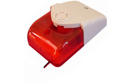 Hotline External Alarm Siren & Strobe for Phoenix (mains powered) Energisers