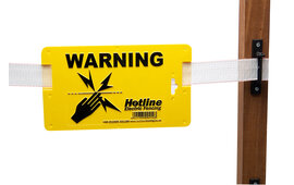 Hotline Electric Fence Warning Sign