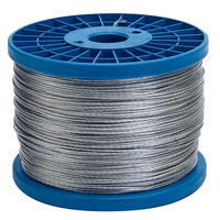 Hotline 200m Galvanised 7 Strand Steel Wire - Malleable and Strong