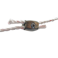 4x Hotline Electric Fence Galvanised Rope Joiners