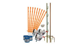 Hotline 400m 3-Reel System (Galvanised Wire & Plastic Posts)