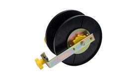 Hotline Small Metal Clutched Reel -  Spools up to 300m Polywire
